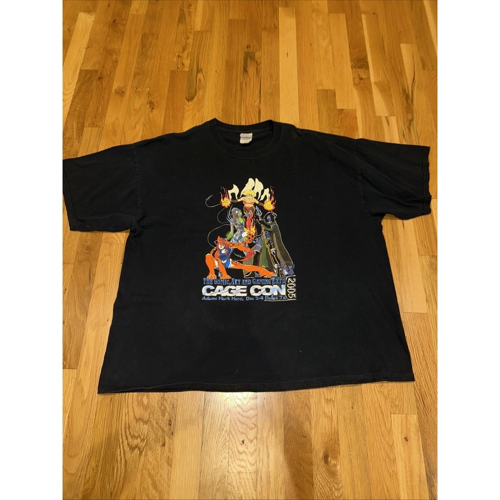 Vintage Comic‎ Con T-Shirt Size 2XL 2005 Cage Con